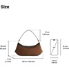 image:imageJW PEI Womens Lily Shoulder BagDark Brown Faux Suede