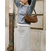 image:imageJW PEI Womens Lily Shoulder BagDark Brown Faux Suede