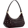 image:imageJW PEI Womens Lily Shoulder BagDeep Claret Bamboo Woven