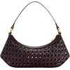 image:imageJW PEI Womens Lily Shoulder BagDeep Claret Bamboo Woven
