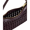 image:imageJW PEI Womens Lily Shoulder BagDeep Claret Bamboo Woven