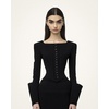 image:imageJW PEI Womens Lydia CorsetInspired BlazerBlack