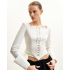 image:imageJW PEI Womens Lydia CorsetInspired BlazerWhite