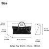 image:imageJW PEI Womens Maeve Dachshund Metal Charm Tote BagBlack