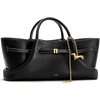 image:imageJW PEI Womens Maeve Dachshund Metal Charm Tote BagBlack