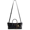 image:imageJW PEI Womens Maeve Dachshund Metal Charm Tote BagBlack Croc