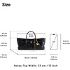 image:imageJW PEI Womens Maeve Dachshund Metal Charm Tote BagBlack Croc