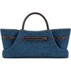 image:imageJW PEI Womens Maeve Dachshund Metal Charm Tote BagBlue Denim