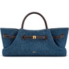 image:imageJW PEI Womens Maeve Dachshund Metal Charm Tote BagBlue Denim