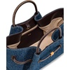 image:imageJW PEI Womens Maeve Dachshund Metal Charm Tote BagBlue Denim