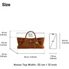 image:imageJW PEI Womens Maeve Dachshund Metal Charm Tote BagBrown