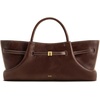image:imageJW PEI Womens Maeve Dachshund Metal Charm Tote BagDark Brown