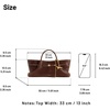 image:imageJW PEI Womens Maeve Dachshund Metal Charm Tote BagDark Brown