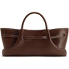 image:imageJW PEI Womens Maeve Dachshund Metal Charm Tote BagDark Brown