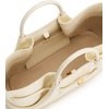 image:imageJW PEI Womens Maeve Dachshund Metal Charm Tote BagIvory Croc