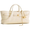 image:imageJW PEI Womens Maeve Dachshund Metal Charm Tote BagIvory Croc