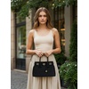 image:imageJW PEI Womens Miley Belt Embellished Tote BagBlack
