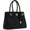 image:imageJW PEI Womens Miley Belt Embellished Tote BagBlack
