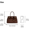 image:imageJW PEI Womens Miley Belt Embellished Tote BagBrown