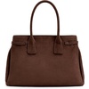 image:imageJW PEI Womens Miley Belt Embellished Tote BagBrown