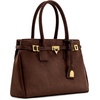image:imageJW PEI Womens Miley Belt Embellished Tote BagBrown