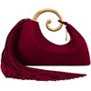 image:imageJW PEI Womens Nell Fringe Hardware Top Handle BagBurgundy