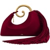 image:imageJW PEI Womens Nell Fringe Hardware Top Handle BagBurgundy