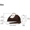 image:imageJW PEI Womens Nell Fringe Hardware Top Handle BagDeep Brown