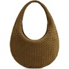 image:imageJW PEI Womens Nola Faux Suede Woven Hobo Shoulder BagOlive Green