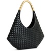 image:imageJW PEI Womens Olivia HandWoven Metal Handle Hobo BagBlack Croc