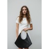 image:imageJW PEI Womens Olivia HandWoven Metal Handle Hobo BagBlack Croc