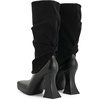 image:imageJW PEI Womens Reyna Square Toe Platform Knit BootsBlack