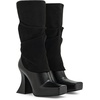 image:imageJW PEI Womens Reyna Square Toe Platform Knit BootsBlack