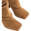image:imageJW PEI Womens Reyna Square Toe Platform Knit BootsBrown