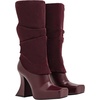 image:imageJW PEI Womens Reyna Square Toe Platform Knit BootsClaret Red