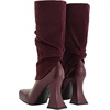 image:imageJW PEI Womens Reyna Square Toe Platform Knit BootsClaret Red