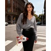 image:imageJW PEI Womens Rocket Shape Clutch  Silver Faux CrystalSilver Faux Crystal