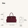 image:imageJW PEI Womens Saige Faux Suede Tote BagBurgundy