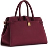 image:imageJW PEI Womens Saige Faux Suede Tote BagBurgundy