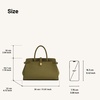 image:imageJW PEI Womens Saige Faux Suede Tote BagOlive Green