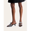 image:imageJW PEI Womens Sara Mule Heeled SandalsArtificial Crystal  Black