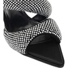 image:imageJW PEI Womens Sara Mule Heeled SandalsArtificial Crystal  Black
