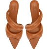 image:imageJW PEI Womens Sara Mule Heeled SandalsCaramel Brown