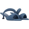 image:imageJW PEI Womens Sara Mule Heeled SandalsDenim Blue