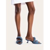 image:imageJW PEI Womens Sara Mule Heeled SandalsDenim Blue
