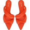 image:imageJW PEI Womens Sara Mule Heeled SandalsScarlet