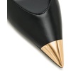 image:imageJW PEI Womens Savannah Gold Tipped Slingback PumpsBlack