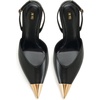 image:imageJW PEI Womens Savannah Gold Tipped Slingback PumpsBlack