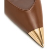 image:imageJW PEI Womens Savannah Gold Tipped Slingback PumpsBrown
