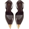 image:imageJW PEI Womens Savannah Gold Tipped Slingback PumpsBurgundy